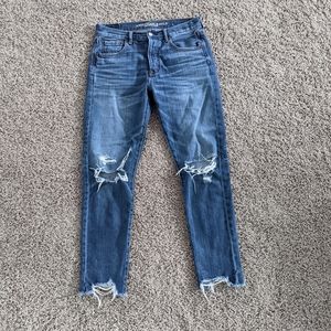 American Eagle Outfitters Distressed Mom Jeans